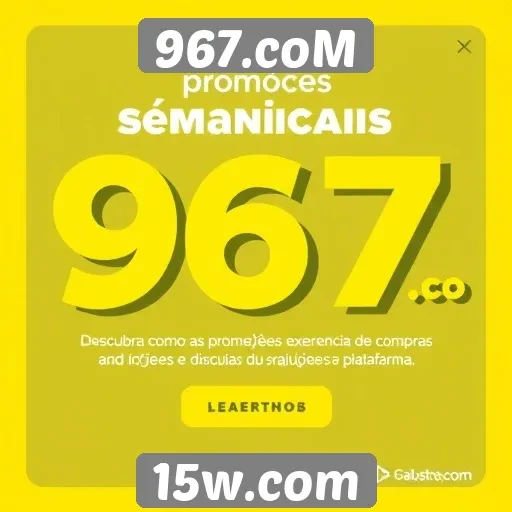 Impacto das promoções semanais em 967.coM